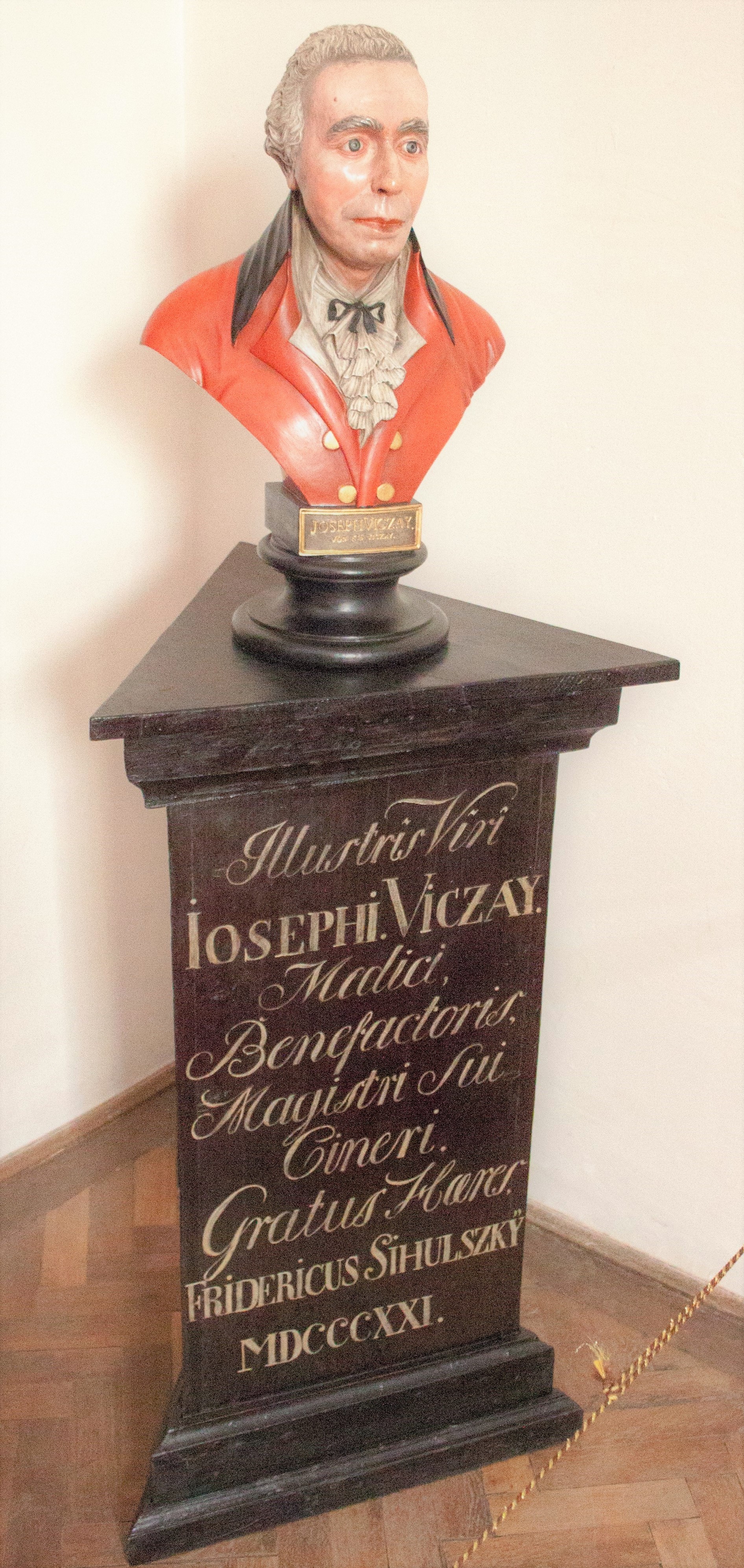2. kép Bust of Kis Viczay József medical doctor East Slovak Museum 2018 05 24 1