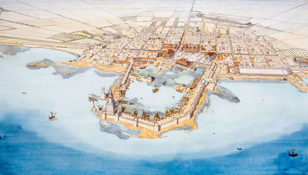 Caesarea Maritima rekonstrukcio