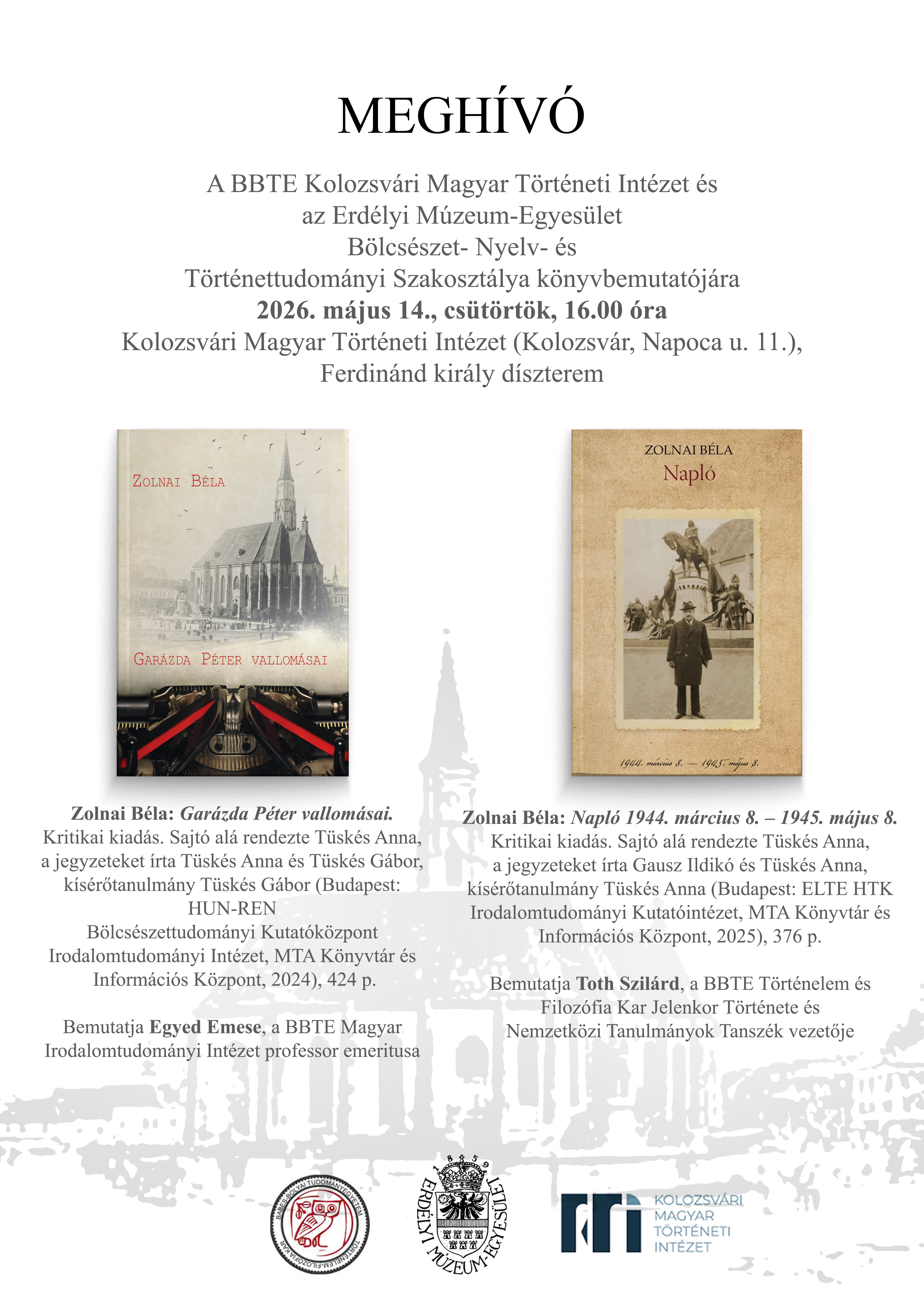 EME Zolnai konyvbemutato plakat