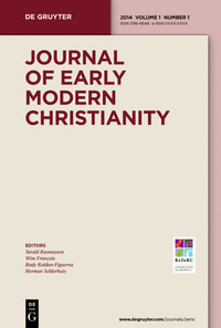 Az európai reformációkutatás kérdései ‒ megjelent a Journal of Early Modern Christianity tematikus száma