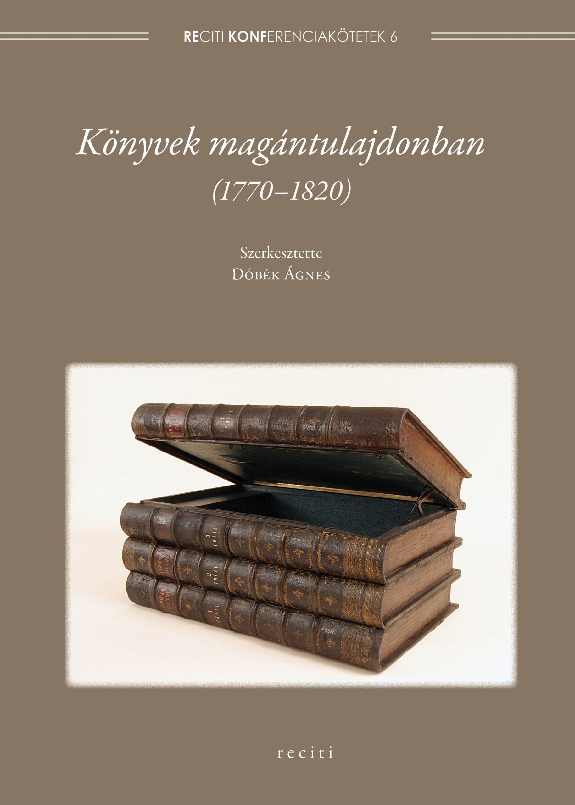 Megjelent a Könyvek magántulajdonban (1770–1820) című kötet