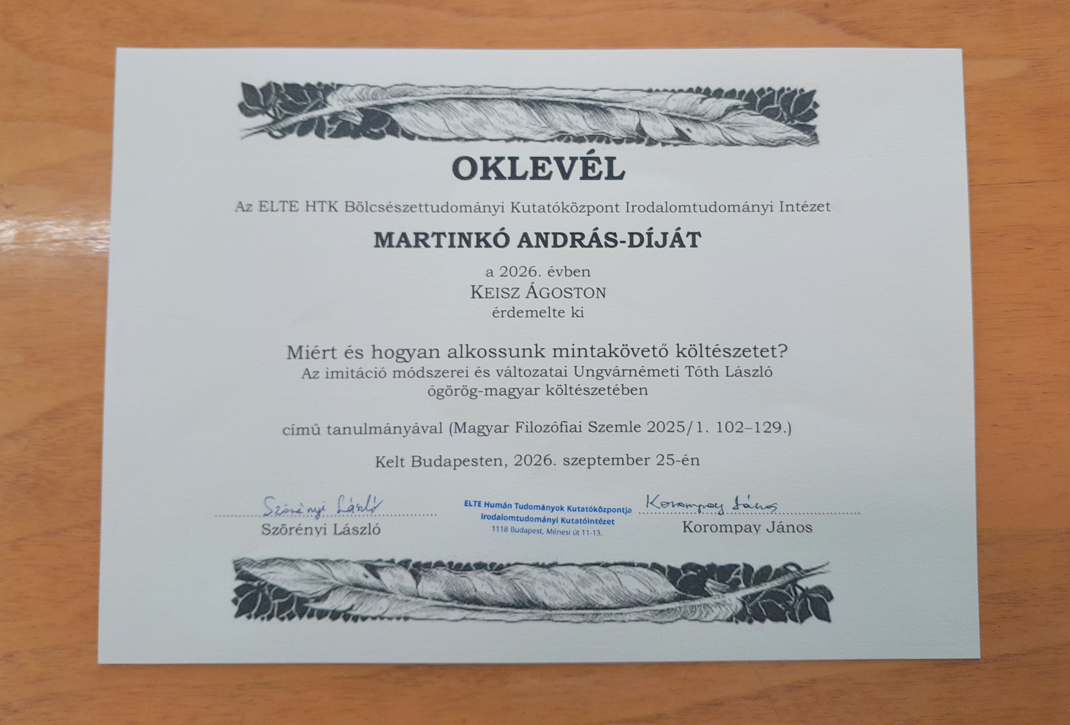 martinko dij 2026