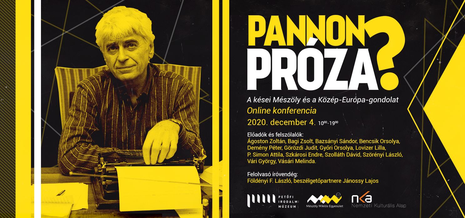 Pannon próza – a Mészöly Miklós Egyesület konferenciája