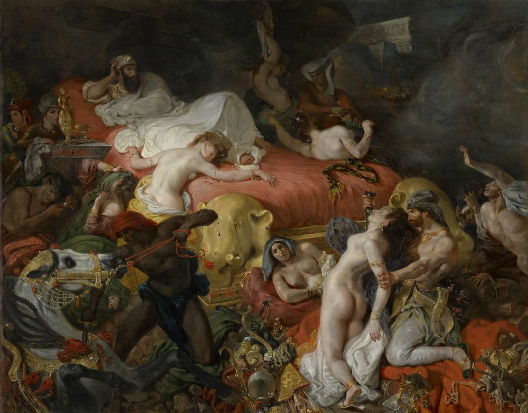 mort de sardanapale delacroix